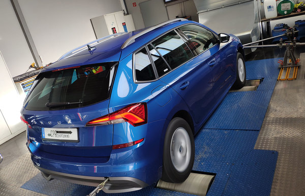 The Skoda Kamiq 1.5 TSI on the dyno